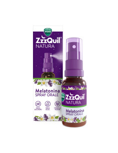 Vicks ZzzQuil Natura Melatonina Spray Integratore per il Sonno Senza Zucchero, 30ml