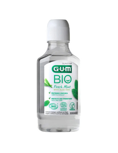 Sunstar Gum Bio Collutorio Fresh Mint Con Aloe Vera 300ml