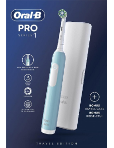 Oral-b pro series 1 blu spazzolino elettrico + travel case
