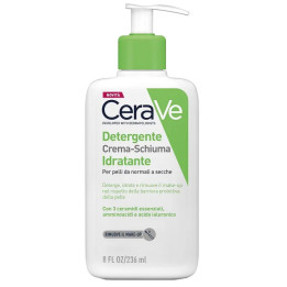 CeraVe Detergente Crema Schiuma Idratante Pelli Normali-Secche 236ml
