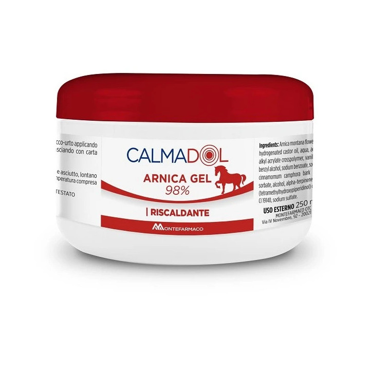 Calmadol Arnica Gel 98% Riscaldante 250 Ml