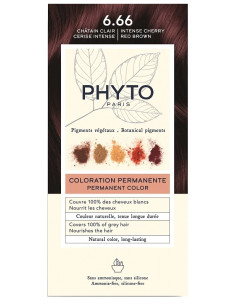 Phyto Phytocolor 6.66 Colorazione Permanente Castano Intenso Rosso Ciliegia