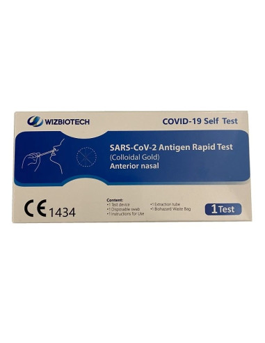Noi Test Antigenico Rapido Covid-19 Wizboitech Sars-cov2 Autodiagnostico Rilevazione Qualitativa Antigene Sars-cov-2 In Tam