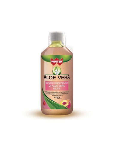 Winter Aloe Vera Succo 99,4% Pesca 1 Litro