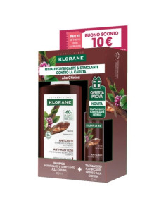 Klorane Rituale Shampoo Chinina 400 Ml + Siero 10 Ml Omaggio