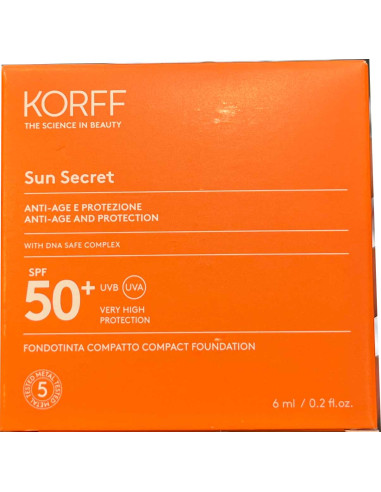 Korff Sun Secret Fondotinta 50+ 02