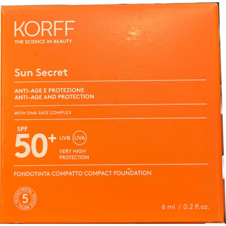 Korff Sun Secret Fondotinta 50+ 02