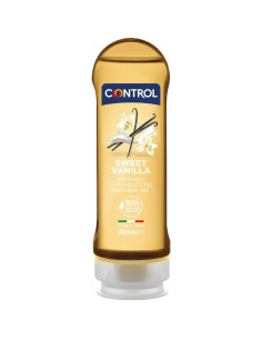 Control Sweet Vanilla Gel Massaggio 2 in 1 A Base D'Acqua All'Aroma Di Vaniglia 200ml