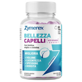 Zymerex Bellezza Capelli 60 Gummies Gusto Ciliegia