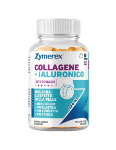 Zymerex Gum Collagene Ialuronico 60 Gommose Gusto Mango