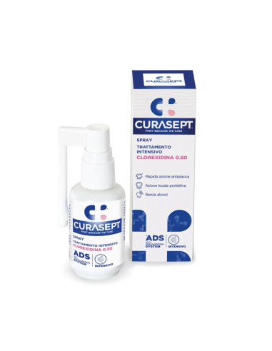 Curasept Ads Spray 0,5% Trattamento Topico Gengivale, 30ml