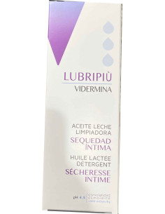 Vidermina lubripiu' olio latte detergente secchezza intima 200 ml