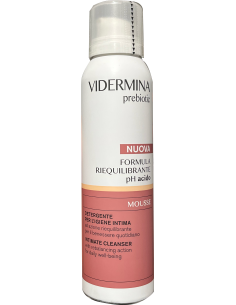 Vidermina Prebiotic Mousse per l'igiene intima 150 ml Nuova Formula