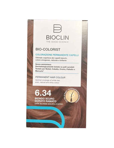 Bioclin bio colorist 6,34 biondo scuro dorato rame