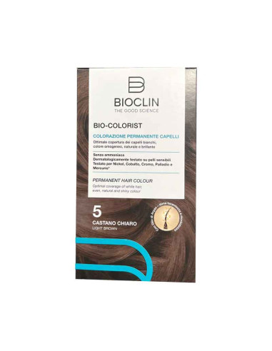 Bioclin Bio Colorist Colorazione Permanente 5 Castano Chiaro