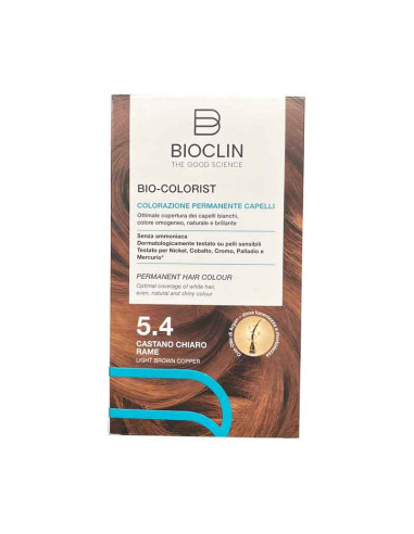 Bioclin bio colorist 5,4 castano chiaro rame