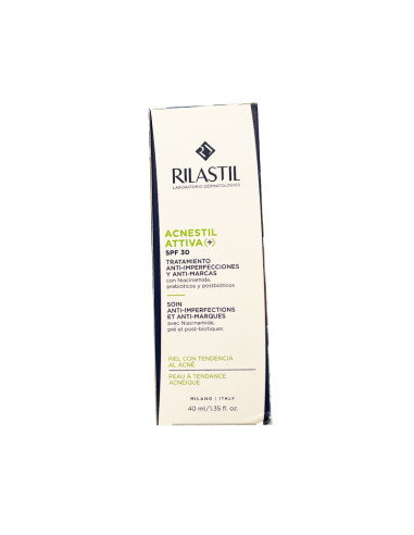 Rilastil acnestil attiva (+) spf 30 trattamento anti-imperfezioni e anti-segni 40ml