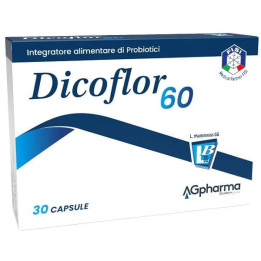 Dicoflor 60 30 Capsule Integratore Probiotici Senza Glutine Flora Batterica