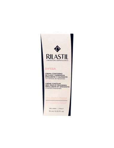 Rilastil difesa crema contorno occhi e palpebre emolliente e lenitiva 15 ml