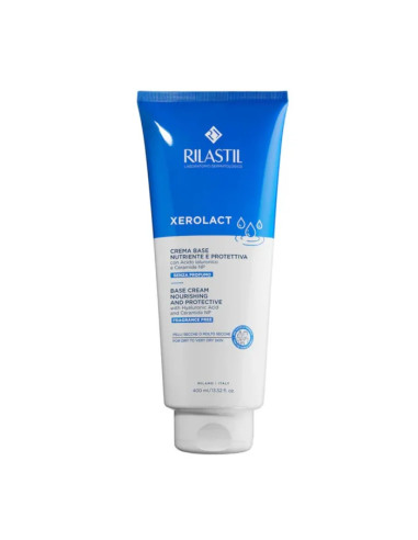 Rilastil Xerolact - Crema Base Nutriente e Protettiva, 400ml