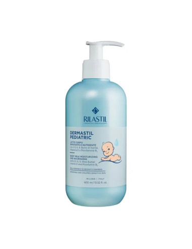 Rilastil dermastil pediatric latte corpo-capelli per la pelle sensibile di neonati e bambini 400ml