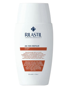 Rilastil AK Repair 100 Fluido Solare Pelli Sensibili 50ml SPF50+