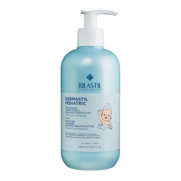 Rilastil dermastil pediatric detergente corpo-capelli per la pelle sensibile di neonati e bambini 400ml