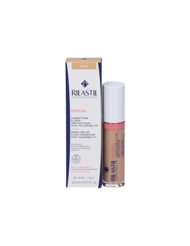 Rilastil difesa correttore fluido anti-occhiaie colore beige 5,2ml