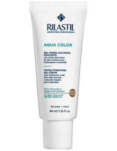 Rilastil Aqua Color Gel Crema Colorata Idratante Tonalità Medium 40ml