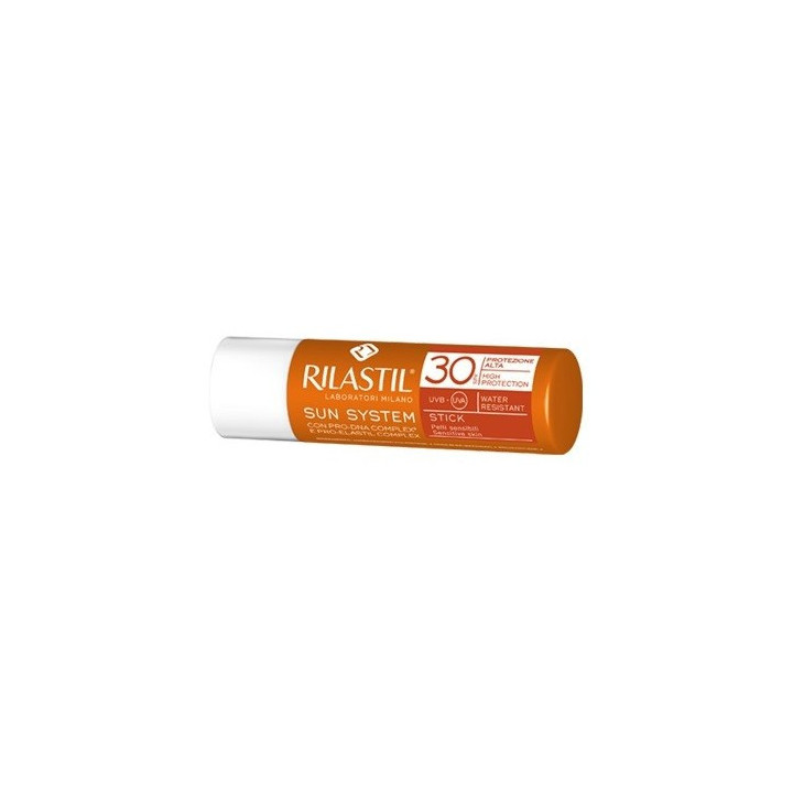 Rilastil sun system photo protection terapy stick transparente spf 30 4 ml
