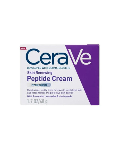 CERAVE Skin Renewing Crema Viso Peptidi 48g