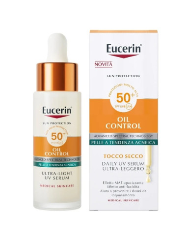 Eucerin Esun Viso Oil Control Ultra Light Daily Serum Spf50+ 30 Ml