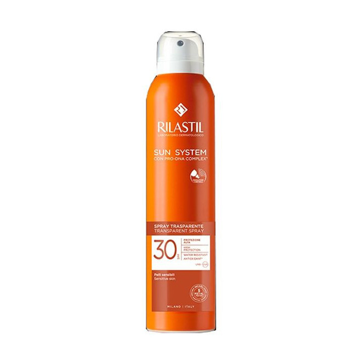 Rilastil Sun System Spray Trasparente SPF 30 Corpo 200ml