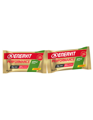 Enervit power sport double mela 2 mezze porzioni 1 barretta