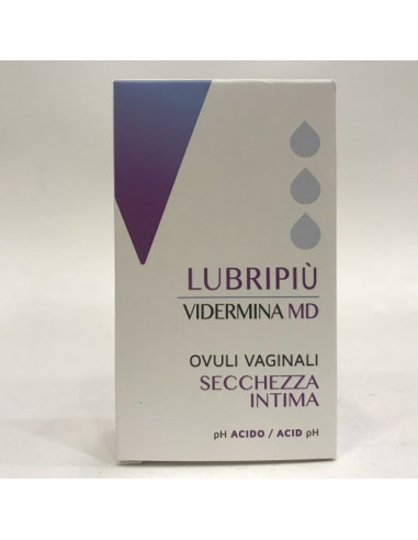 Vidermina Lubripiù Ovuli Vaginali 2 Blister da 5 Ovuli