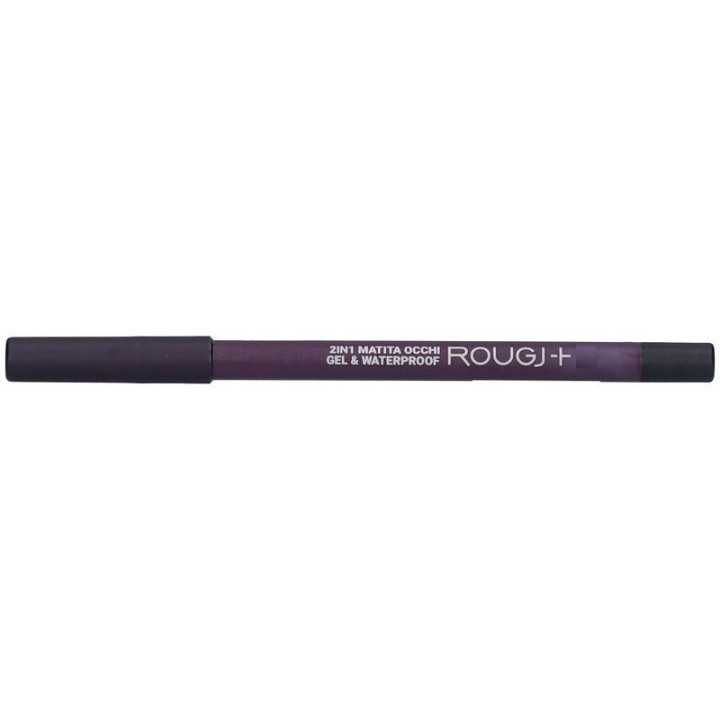 Rougj+ 2in1 gel & waterproof 01 black matita occhi a lunga tenuta
