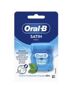 Oralb Man Filo Interdentale Satin Tape Menta 50 Metri