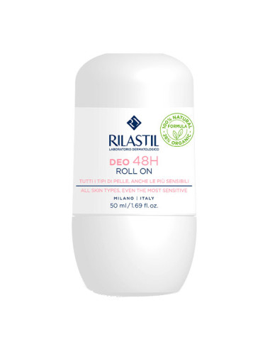 Rilastil deodorante ad azione traspirante roll on 50 ml