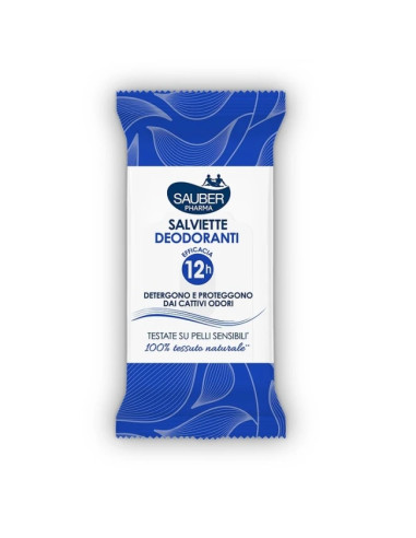 Sauber Salviette Deodoranti 10 Pezzi