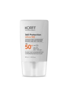 Korff 365 Protection Ultra 100 Fluido Viso Ultraprotettivo 40ml SPF50+