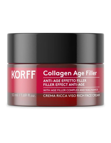 Korff Collagen Age Filler - Crema Ricca Viso Anti-Age Effetto Filler, 50ml