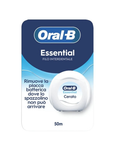 Oralb Essential Filo Cerato Interdentale 50 Metri