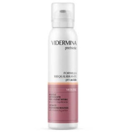 Vidermina Prebiotic Mousse per l'igiene intima 150 ml Nuova Formula
