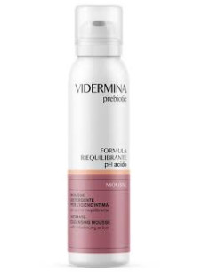 Vidermina Prebiotic Mousse per l'igiene intima 150 ml Nuova Formula