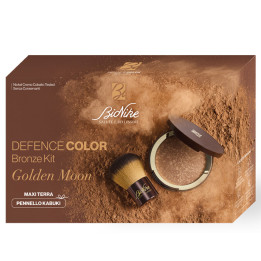 BioNike Defence Color Bronze Kit Golden Moon Terra Compatta + Pennello