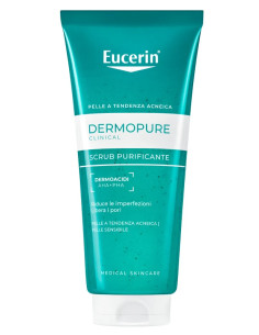 Eucerin dermopure clinical scrub purificante pelle a tendenza acneica 100ml