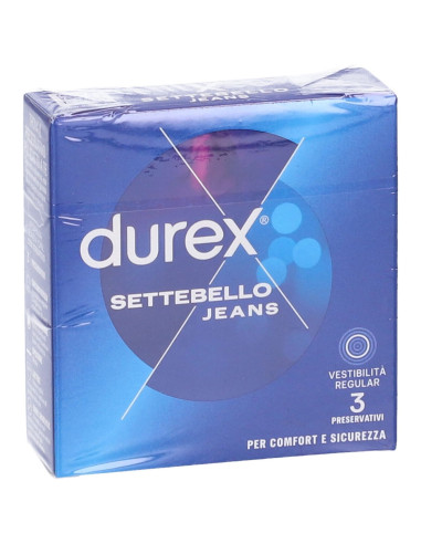 Durex Settebello Jeans Vestibilità Regular 3 Preservativi
