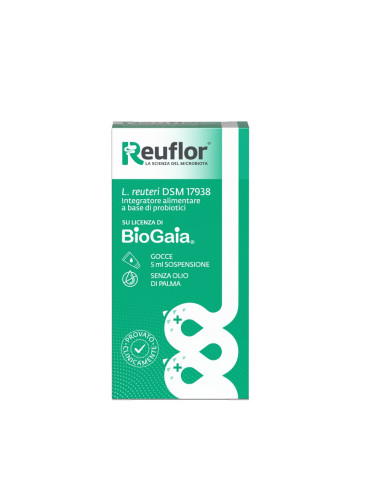 Reuflor Integratore Alimentare Fermenti Lattici Gocce 10 ml