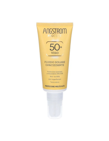 Angstrom Protect Fluido Viso Solare Opacizzante SPF50+ Protezione solare anti-Lucido 40 ml