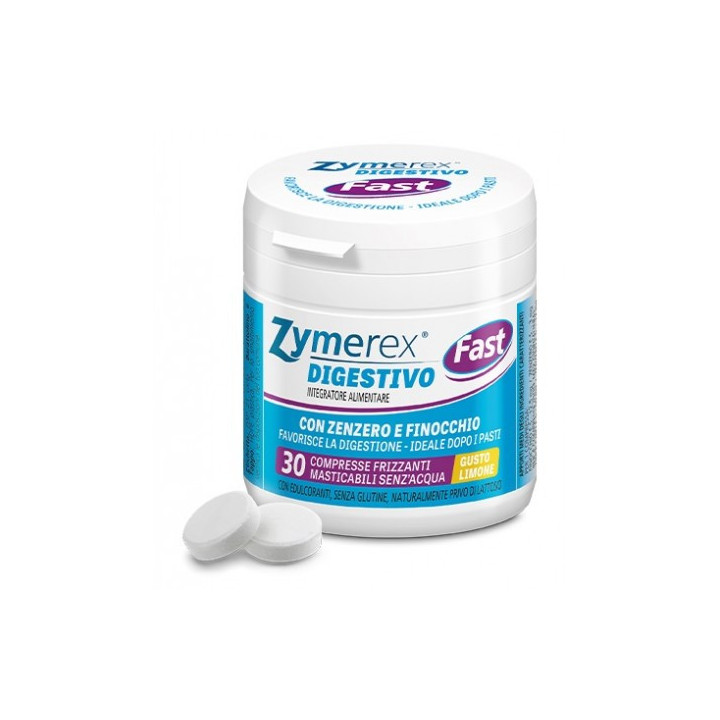 Zymerex Fast Integratore per la digestione 30 Compresse